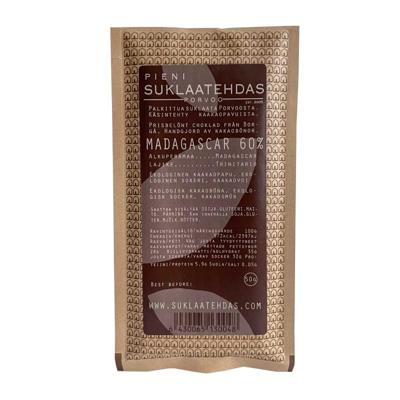 madagascar tummasuklaalevy